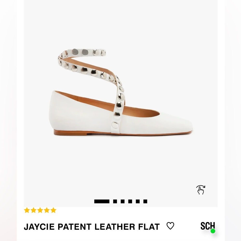 JAYCIE PATENT LEATHER FLAT